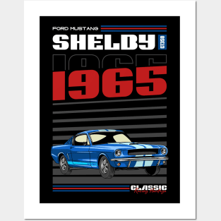 American Mustang GT350 Car Posters and Art